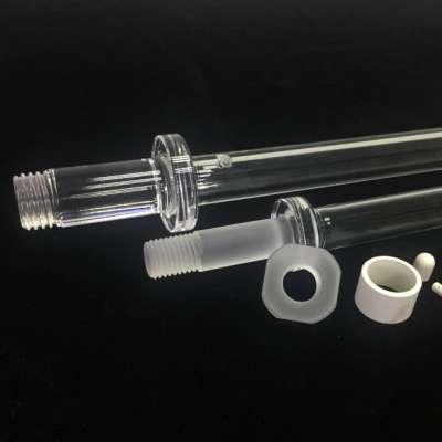 Deep processing quartz glass tube