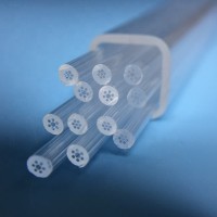 Multi holes quartz glass tubes