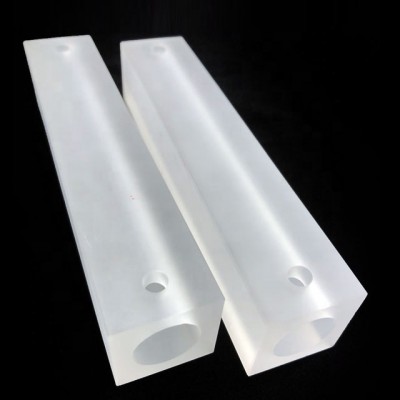 Quartz glass tube with holes