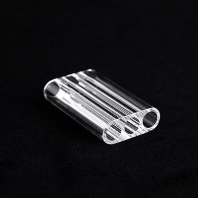 Transparent UV CNC quartz parts plate crystal