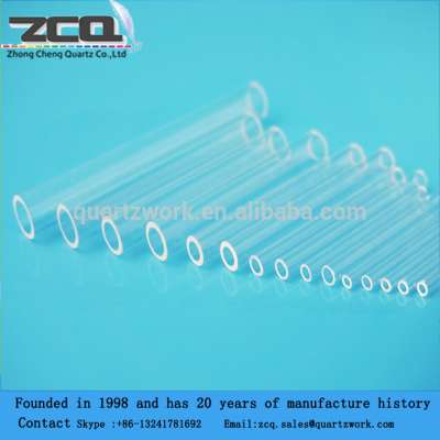 quartz glass tube quartz tube for uv lamp quartz tube