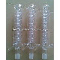 high quality quartz glass condenser pipe for chemical industry