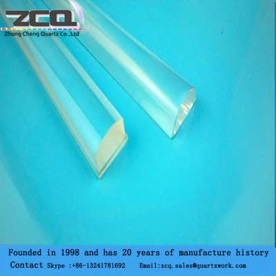 Clear Optical fused silica quartz bar for observation window