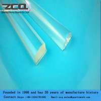 Clear Optical fused silica quartz bar for observation window