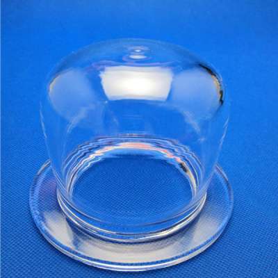 Wholesale High Quality Heat Resistance observation Quartz Glass Hemisphere Ball With Flange