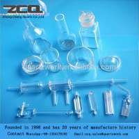 High Quality CNC Quartz Bottle Fused Silica Lab Ware