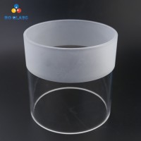 China Supplier Customized Handblown Borosilicate 3.3 Clear Glass Lamp Shade