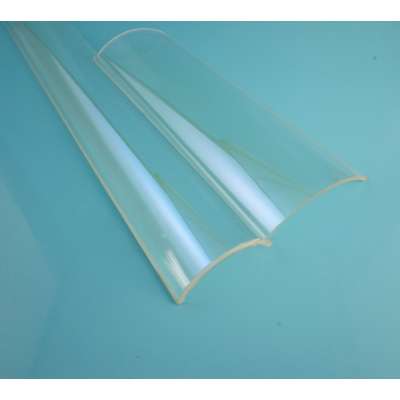 High Quality Clear Quartz Arc Pieces Fused Quartz plate with coating