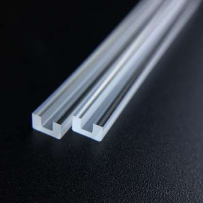 quartz rod used for optical fiber coupler housings and cover glass