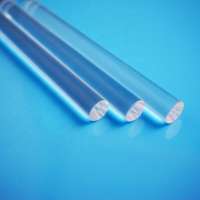 New style promotional optical clear fused quartz glass rod